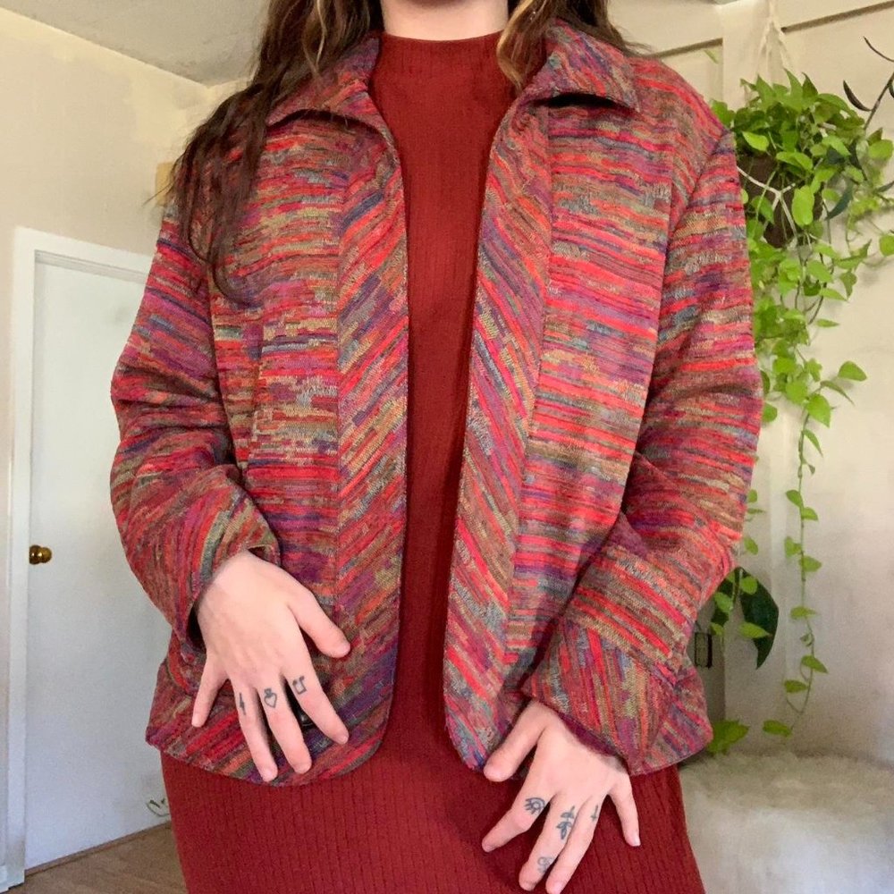 Multicolored Stripe Jacket
